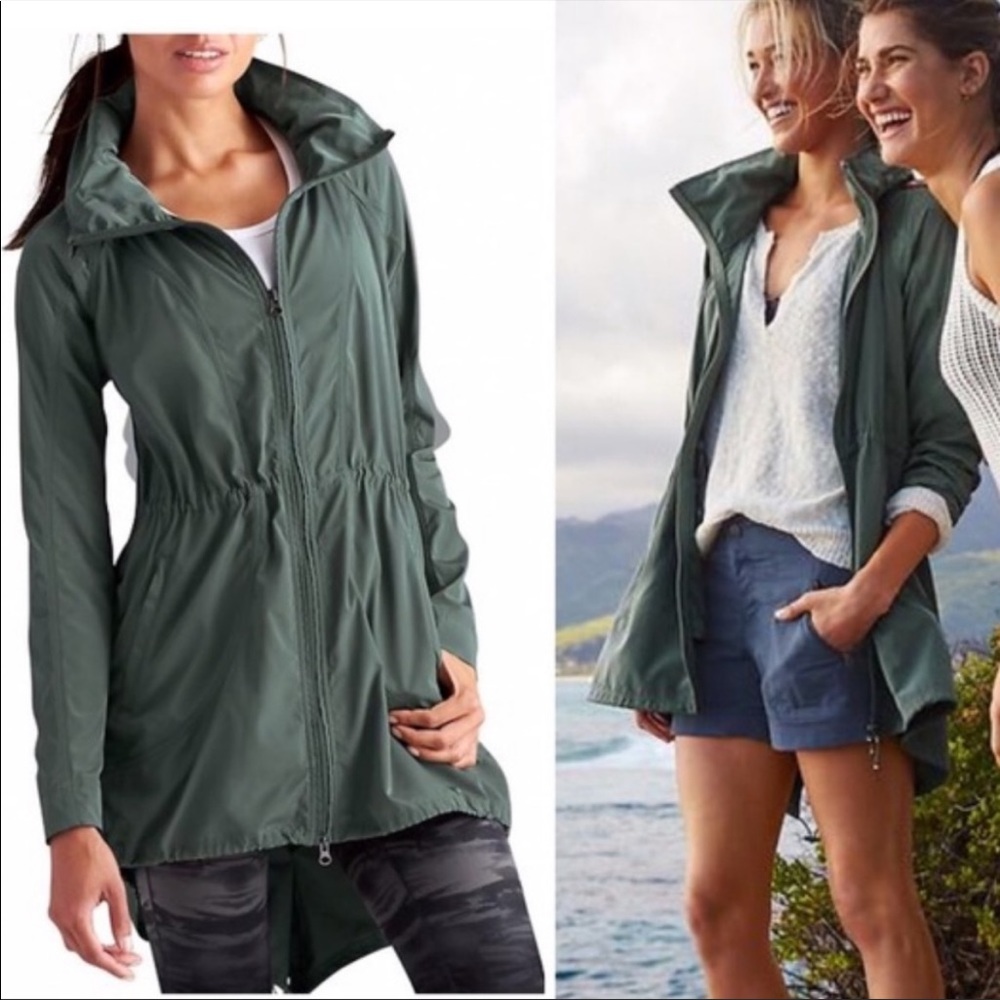 Athleta drippity rain coat xxs